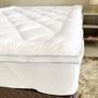 Imagem de Capa Colchao KING Pillow Top Macio Plumas Branco 193x203cm