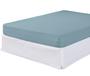 Imagem de Capa Colchão Protetora Queen Com Zíper Cama Box Malha Algodão 30cm Alt.