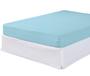 Imagem de Capa Colchão Queen C/ Ziper Cama Box Malha Algodão 30cm Alt.