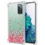 Imagem de Capa Com Bordas Anti Shock Chuva de Coração Compativel Para Samsung Galaxy S20 Fe