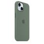 Imagem de Capa com MagSafe para iPhone 15 Pro, Apple, Silicone, Verde-cipreste