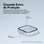 Imagem de Capa com Película de Vidro Nerdcase Compatível com Apple Watch 44mm, Transparente