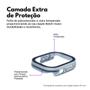 Imagem de Capa com Película de Vidro Nerdcase Compatível com Apple Watch 49mm, Prata