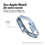 Imagem de Capa com Película de Vidro Nerdcase Compatível com Apple Watch 49mm, Prata