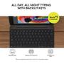 Imagem de Capa com teclado Slim Combo com teclado removível para i P a d (6ª e 5ª g) 920-008983