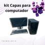 Imagem de Capa computador pc monitor 19,20 e 21 pol + cpu + teclado c/ zíper