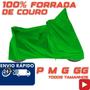 Imagem de Capa Couro Moto Forrada Impermeável Verde Pop Biz Cg Pcx