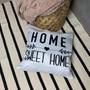 Imagem de Capa de Almofada Decorativa Home Sweet Home - 45x45 cm