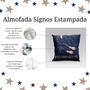 Imagem de Capa de Almofada Estampada Signos do Zodíaco em Veludo Suede 45cm x 45cm - Decoração Astrologia Horóscopo