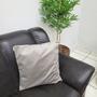 Imagem de Capa de Almofada Glamour em Suede Premium Macio 50x50cm Luxo Decorativa Avelã