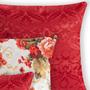 Imagem de Capa de Almofada Jacquard Decorativa Manchester 4 Unidades - Floral Vermelho