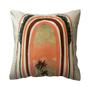 Imagem de Capa De Almofada Veludo Decorativa Boho Com Arco 45X45