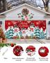 Imagem de Capa de banner de porta de garagem Singingin Merry Christmas 183x396cm