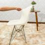 Imagem de Capa de Cadeira Eiffel Eames Sala Quarto Creme 4 Lugares
