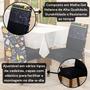 Imagem de Capa de Cadeira Jantar Avulsa Estampada Ajustável com Elástico - Protetora Para Cozinha Malha Gel Helanca