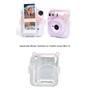 Imagem de Capa de Câmera Yoidesu Clear para Fujifilm Instax Mini 12 - Com Alça