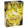 Imagem de Capa de cartão Dragon Shield Matte Mini Japanese Yellow 60 quilates