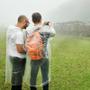 Imagem de Capa De Chuva Descartável Transparente Impermeável Adulto Para Caminhadas Ao Ar Livre Viagem Poncho