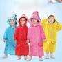 Imagem de Capa De Chuva Infantil Desenhos Fofos Com Capuz Impermeável