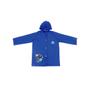 Imagem de Capa De Chuva Infantil Masculina Yangzi Planetas Foguete Estrelas Espaço Com Capuz Praticidade Azul