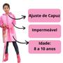 Imagem de Capa De Chuva Infantil Reforçada Com Capuz Impermeável Menino ou Menina