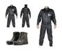Imagem de Capa De Chuva Jaqueta Calça Pantaneiro Pvc Com Bota Pantaneiro Motoqueiro Motoboy Delivery