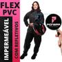 Imagem de Capa De Chuva Moto Pvc Feminina ou Masculina 3g 4g 5g 6g Pioneira Plus Size Grande