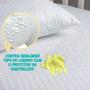 Imagem de Capa de Colchao Impermeavel Protetor Berço Americano Bebe com Elastico Anti alergica 70cm x 1.30m