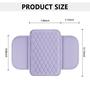 Imagem de Capa de console central de carro Stacool Microfiber Leather Purple