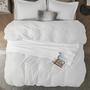 Imagem de Capa de Edredom Bedsure Queen Size - Branca com 2 Fronhas