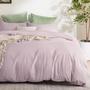 Imagem de Capa de Edredom Bedsure Queen Size - Macia, Duplamente Escovada, Rosa Mocha