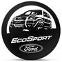 Imagem de Capa De Estepe Ecosport 03 04 05 06 07 08 09 10 11 12 13 14 15 16 17 18 Preto E Branco Com Cadeado