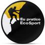 Imagem de Capa De Estepe Ecosport 03 A 2018 Eu Pratico Ecosport Preto Branco E Amarelo Com Cadeado
