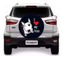 Imagem de Capa De Estepe' Pneu Crossfox Aro 15/16 I Love My Dog