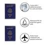 Imagem de Capa de Passaporte à Prova d'Água Millennial Essentials - Pacote com 6