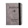 Imagem de Capa de Passaporte de Couro PU RFID - Unissex, com Porta-Cartões e Proteção Anti-Furto