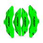 Imagem de Capa de pinça de freio Fusion Verde kit c/ 4 unid