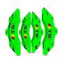 Imagem de Capa de pinça de freio TSI verde kit c/ 4 unid