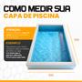 Imagem de Capa de Piscina Azul 6x6 Metros Com Ilhós A Cada Metro + Kit Para Instalação