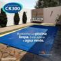 Imagem de Capa de Piscina Azul CK300 12.5x7.5 Metros com Ilhós a cada Metro + Kit para Instalação