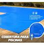 Imagem de Capa De Proteção e Segurança Para Piscina Lona Vinil 6x4m Pode Andar Em Cima Proteção Contra Sujeira Lona Enrolavel