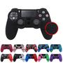 Imagem de Capa De Silicone Antiderrapante Para Sony PlayStation Dualshock 4 PS4 DS4 pro Slim Controller Da