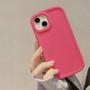 Imagem de Capa de Silicone Macia Fosca para iPhone 14/13/12/11 - Design Doce