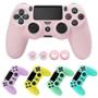 Imagem de Capa de Silicone para Controle PS4 - Macia e com Tampas para Joystick