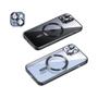 Imagem de Capa de Silicone Rosa Transparente com MagSafe para iPhone 15/14/13/12/11 Pro Max