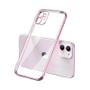 Imagem de Capa de Silicone Transparente para iPhone - Luxo e Proteção (11, 12, 13, 14, X, XR, XS Max, 8, 7 Plus)