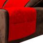Imagem de Capa De Sofá 1,80M Retratil Reclinavel Vermelho Com Bolso 2L