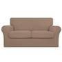 Imagem de Capa de Sofá Elástica Easy-Going para Loveseat - Cor Camelo