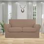 Imagem de Capa de Sofá Elástica Easy-Going para Loveseat - Cor Camelo