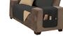 Imagem de Capa de sofá impermeavel ultrassonico tamanho padrão 2 lugares 1,1m preto  caqui